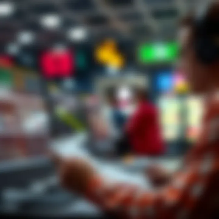 Analyzing Lottery Statistics and Trends Close-up of a person analyzing lottery statistics and trends