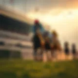 The Grandeur of Horse Racing History A historical depiction of horse racing events showcasing their grandeur