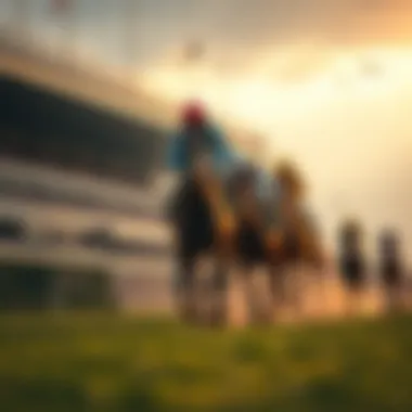 The Grandeur of Horse Racing History A historical depiction of horse racing events showcasing their grandeur
