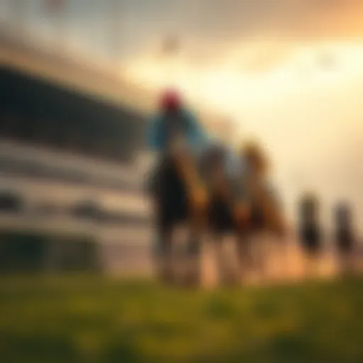The Grandeur of Horse Racing History A historical depiction of horse racing events showcasing their grandeur