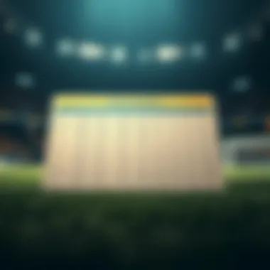 A chart showing effective betting strategies