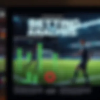 Infographic on betting analysis related to football matches