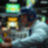 Conceptual illustration of lottery and sports betting