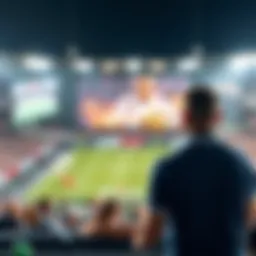 Conceptual representation of live sports streaming