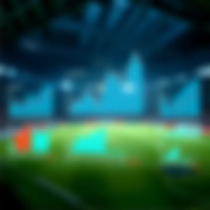 Data analysis charts showcasing trends