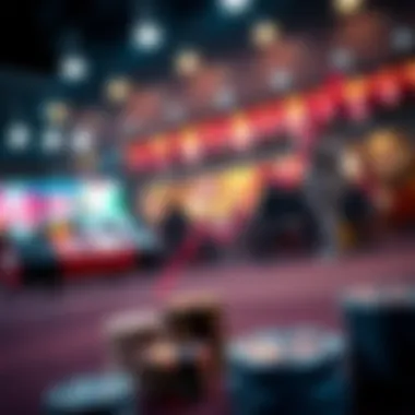 Graph depicting the economic impact of gambling