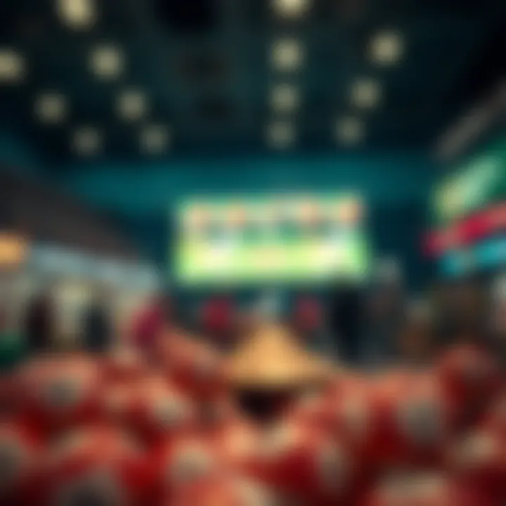 Financial Impact of Participating in Lottery Visual representation of financial impact of lottery participation