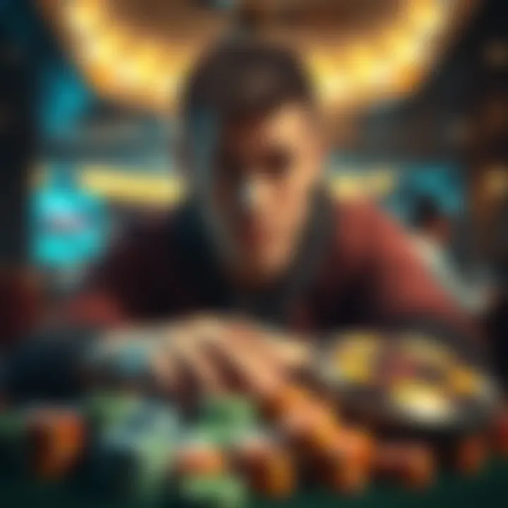 Symbolic representation of gambling activities