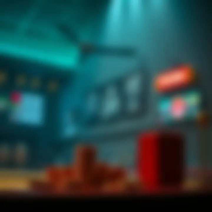 A conceptual image illustrating the impact of gambling addiction