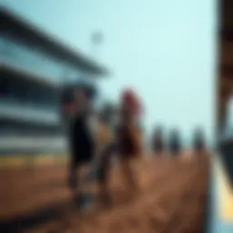 Exciting horse race at Gwacheon Racetrack