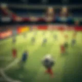 Strategic football formations on a tactical board