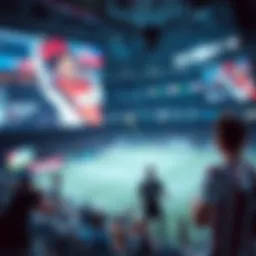 Dynamic interface of live sports streaming sites