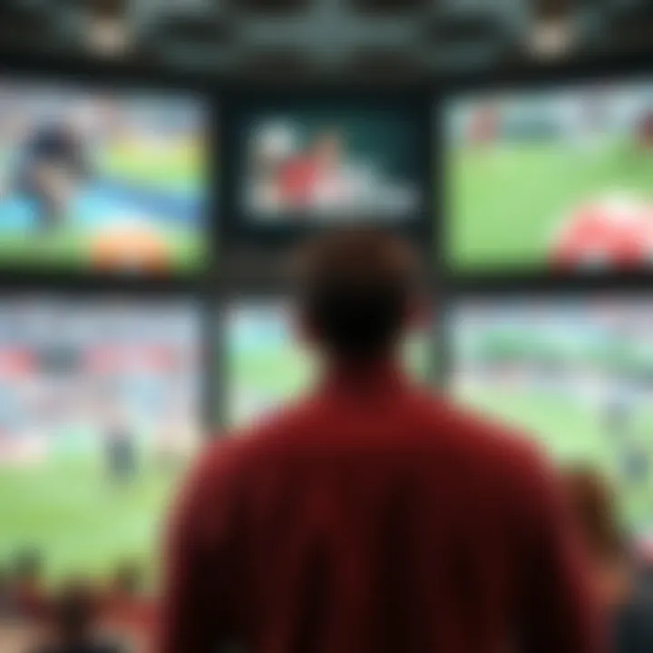 Diverse Sports Streaming Experience Live sports streaming interface showcasing various sports events.