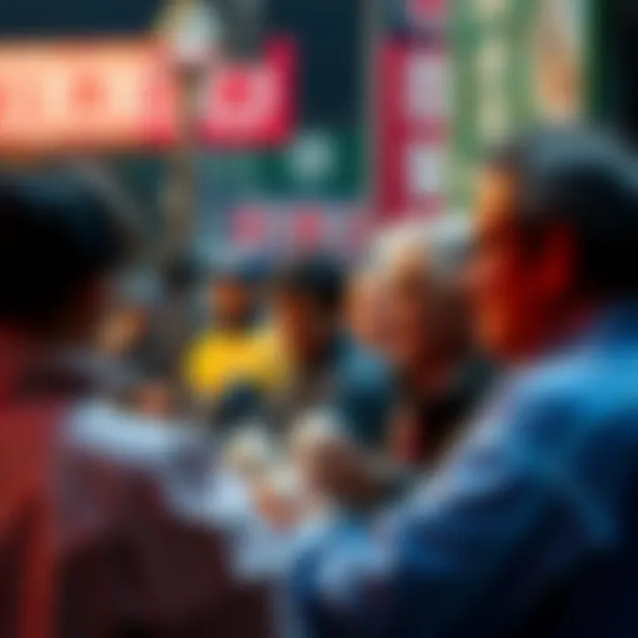 Community Dynamics Shaped by Lottery Participation Community interaction through lottery