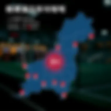 Geographical Distribution of Third Prize Winners Map highlighting regions with third prize lottery wins