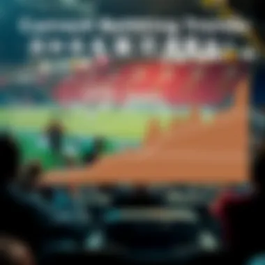 Graphical analysis of current betting trends and popular combinations