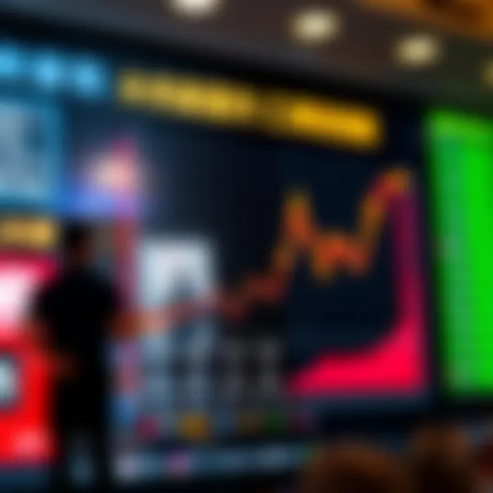 Statistical chart depicting trends in lottery results