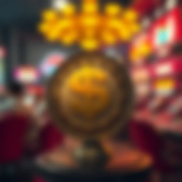 Symbol of lottery winnings