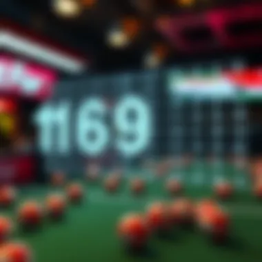 Frequency of Lottery Numbers Visualized Visual representation of lottery number frequency