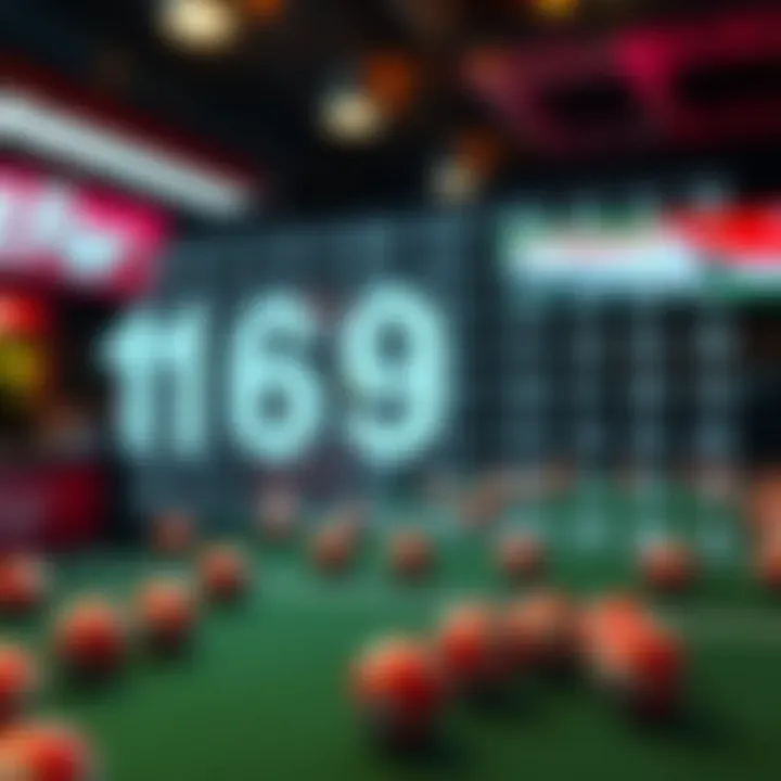 Frequency of Lottery Numbers Visualized Visual representation of lottery number frequency