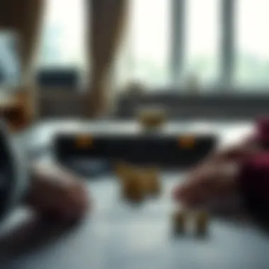 A strategic plan laid out on a table for purchasing lottery tickets