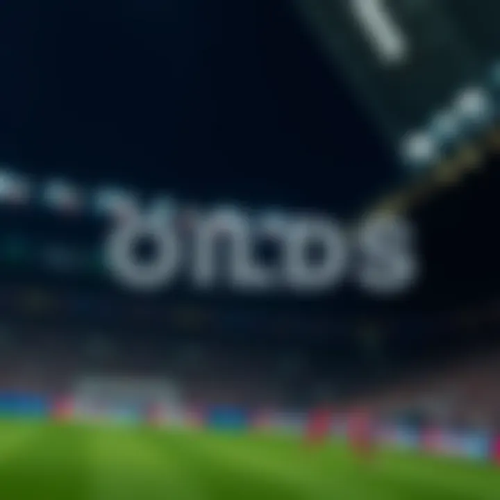 Visual representation of betting odds