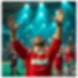 Euphoria of Success Joy of winning a lottery