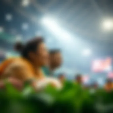 Visual representation of community engagement in lottery