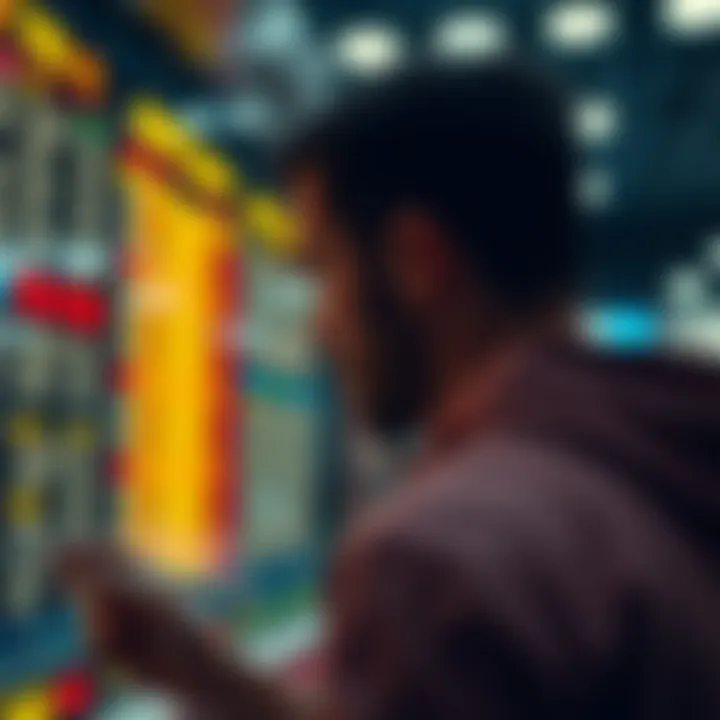 Visualization of historical lottery results