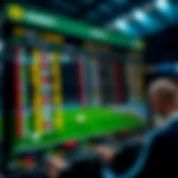 Dynamic sports betting interface showcasing real-time odds