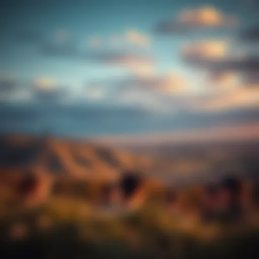 A serene landscape illustrating the concept of ideal locations