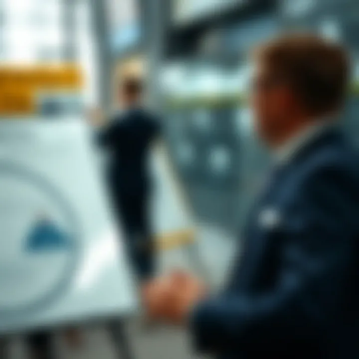 Strategic planning boards showcasing application of principles