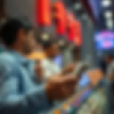 Conceptual illustration of lottery strategies