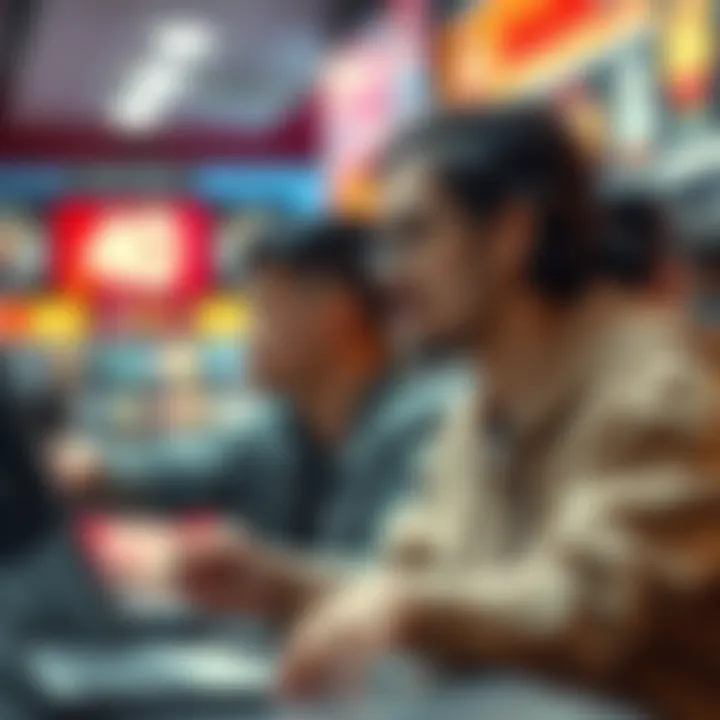 Illustration of engaging lottery participation