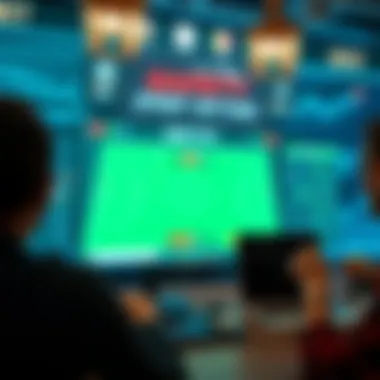 Safety in Online Sports Betting Secure online betting environment with safety features highlighted.