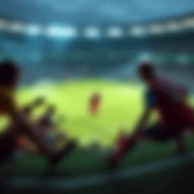 An illustration representing the history of soccer betting sites