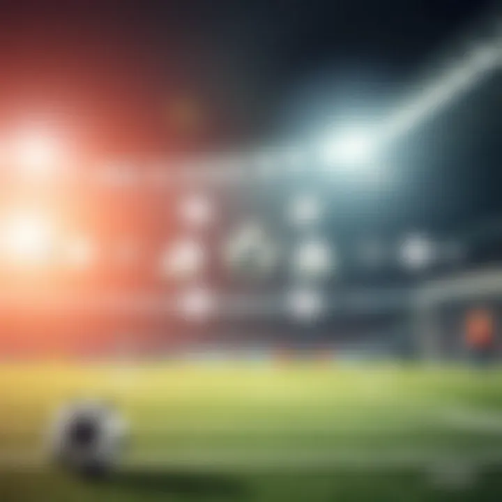 A diagram showcasing how soccer betting websites operate