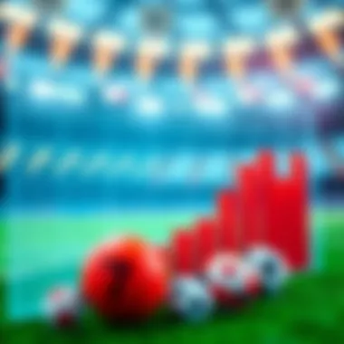 A graph showcasing recent statistics related to lottery and sports betting.