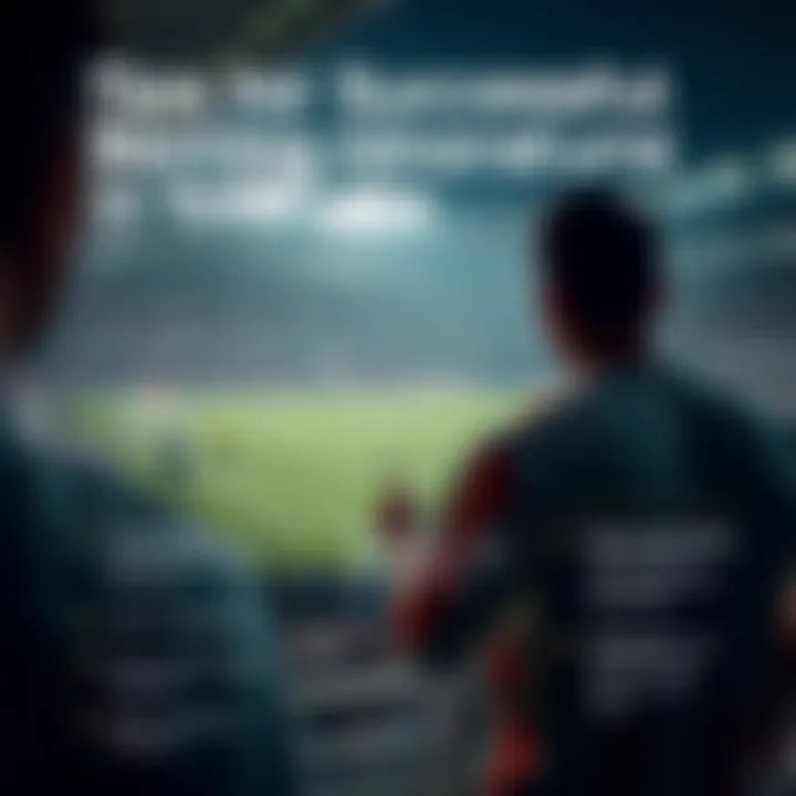 Infographic with tips for successful betting