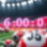 Visual representation of Swiss Lotto winning numbers over time