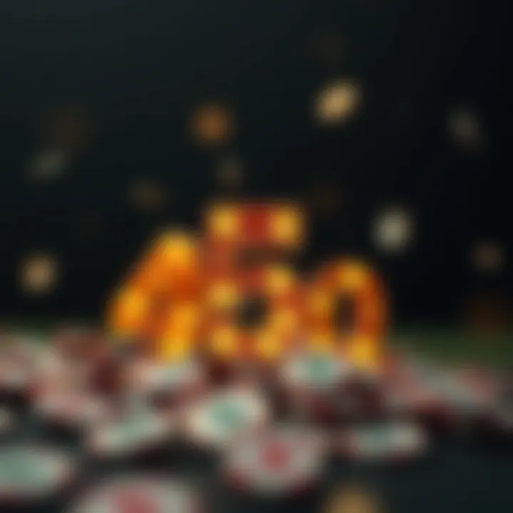 A symbolic representation of fortune through various lucky numbers