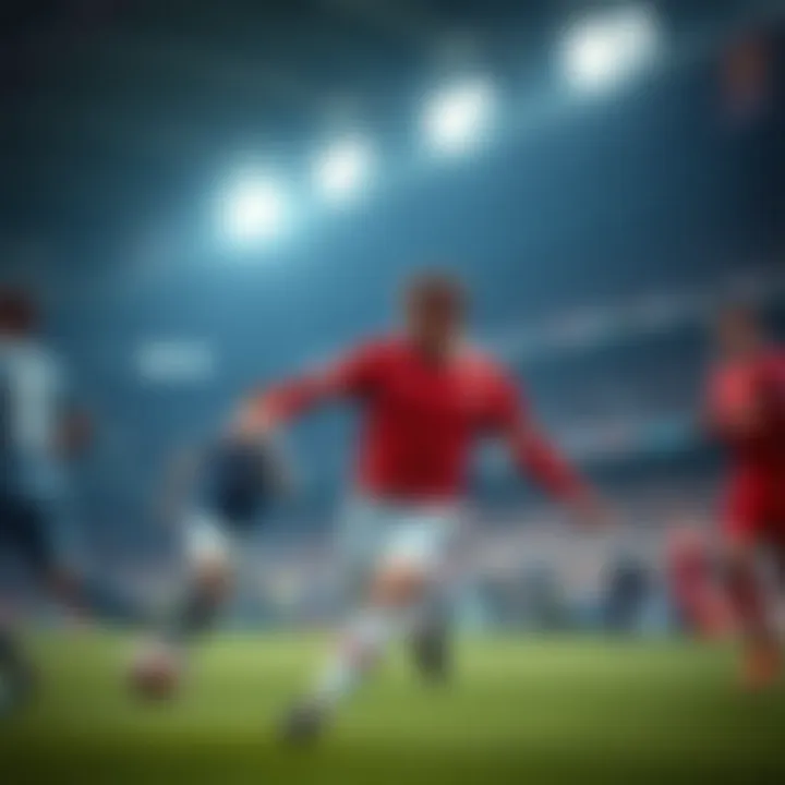 Technological advancements in sports broadcasting.