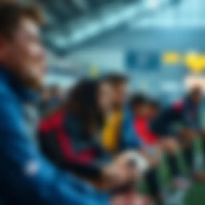 An engaging online community discussing football broadcasts