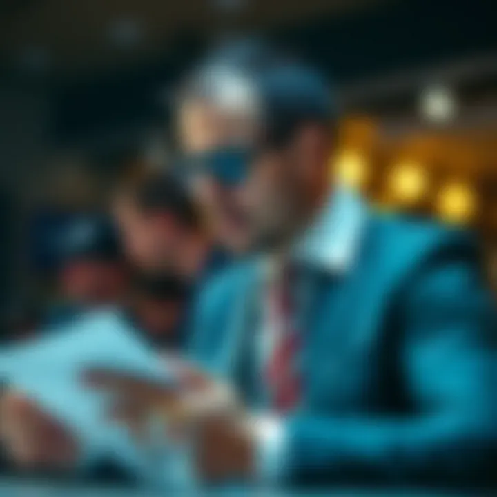 Making Informed Betting Decisions Illustration of a confident bettor making informed decisions