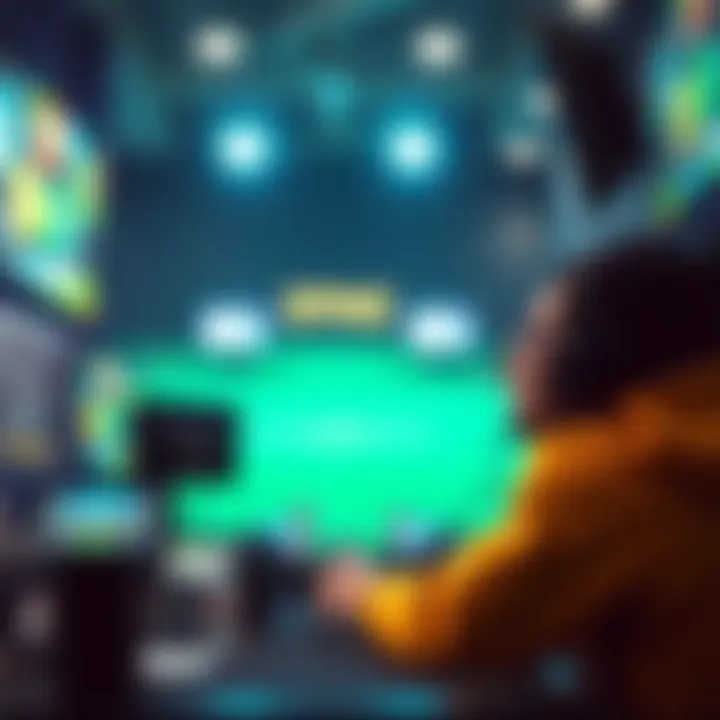 A graphic representation of legal implications of gambling on Twitch