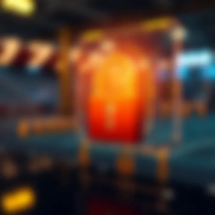 Concept of account registration illustrated with secure locks